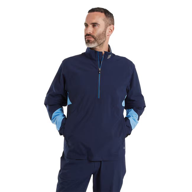 FootJoy Chaqueta repelente al agua HydroLite X Azul Marino / Azul - GolfCenter.fr