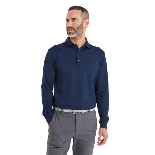 FootJoy Polo manches longues ThermoSeries Marine