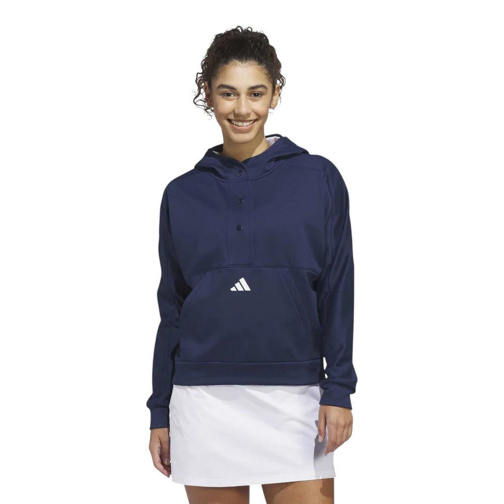 Adidas Sudadera con capucha Mujer Beyond The Course Navy - GolfCenter.fr