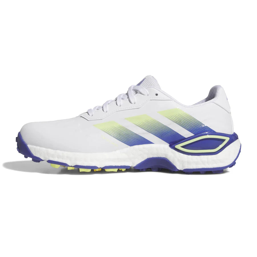 Adidas Chaussures Codechaos 27 Blanc / Bleu / Jaune - GolfCenter.fr