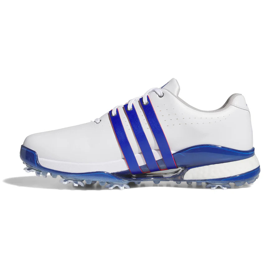 Adidas Chaussures Tour360 24 Blanc / Bleu - GolfCenter.fr