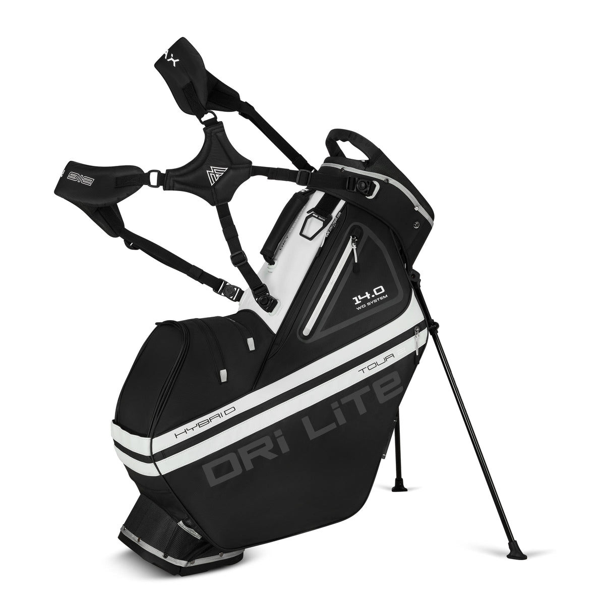 Big Max bolsa de trípode Dri Lite Hybrid Tour 2 Negro Blanco
