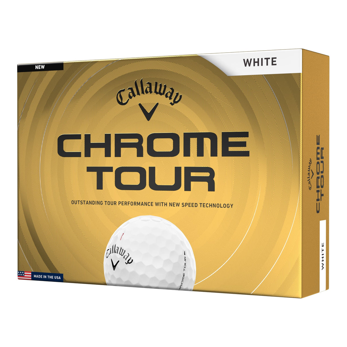 Callaway Bolas Chrome Tour Blanca 2026