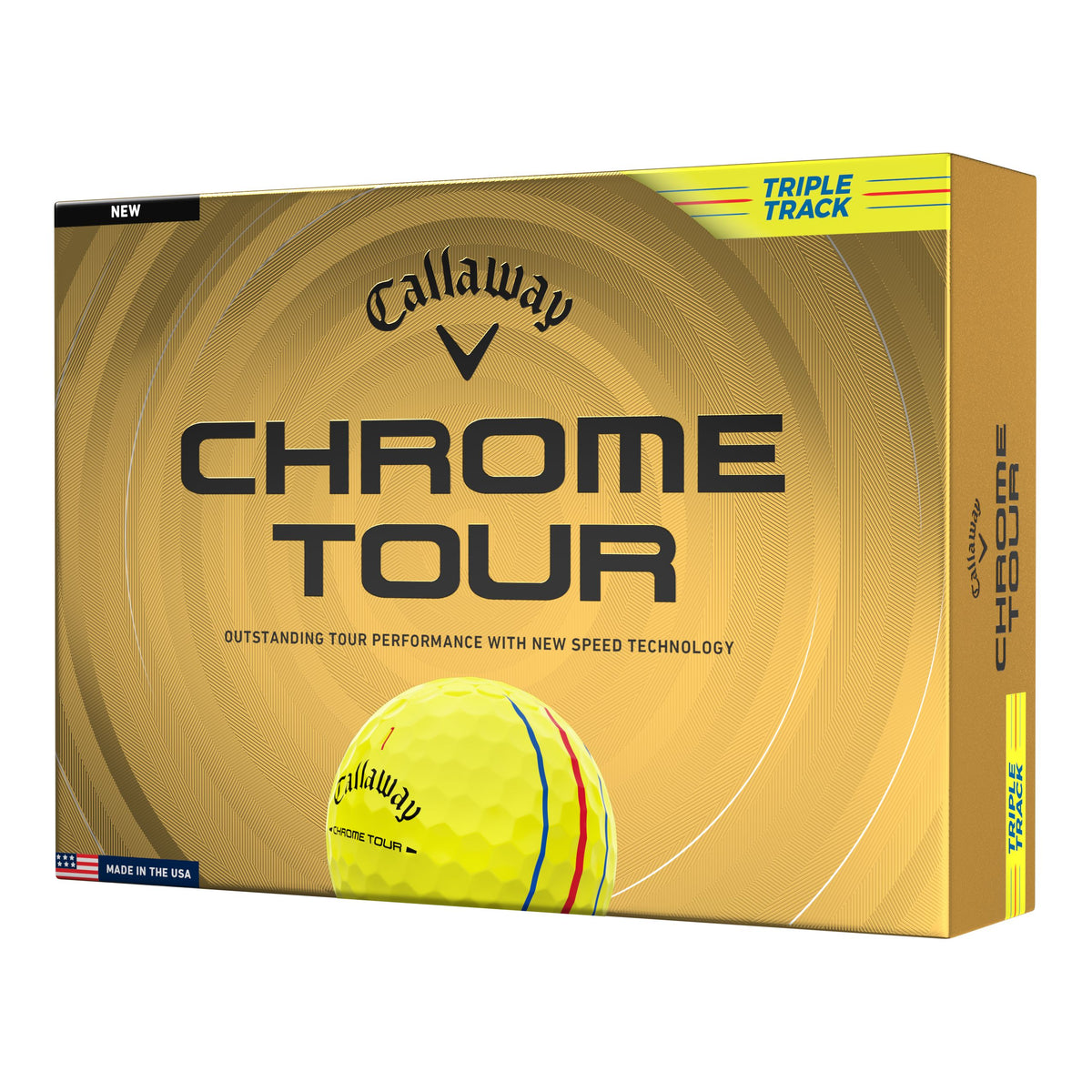 Callaway Bolas Chrome Tour Amarillo Triple Track 2026