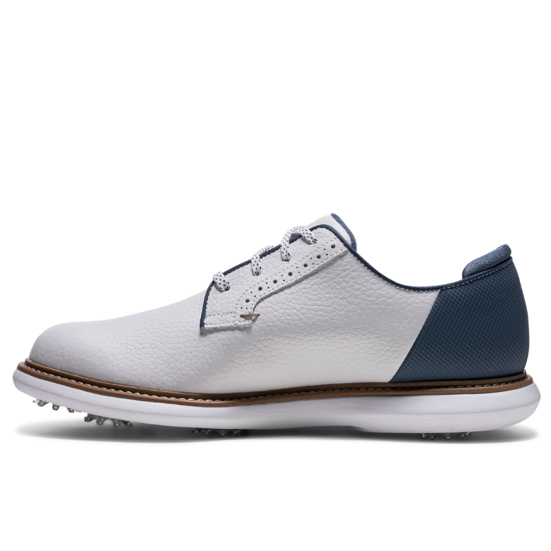 FootJoy Zapatos Traditions Blanco/Azul - GolfCenter.fr