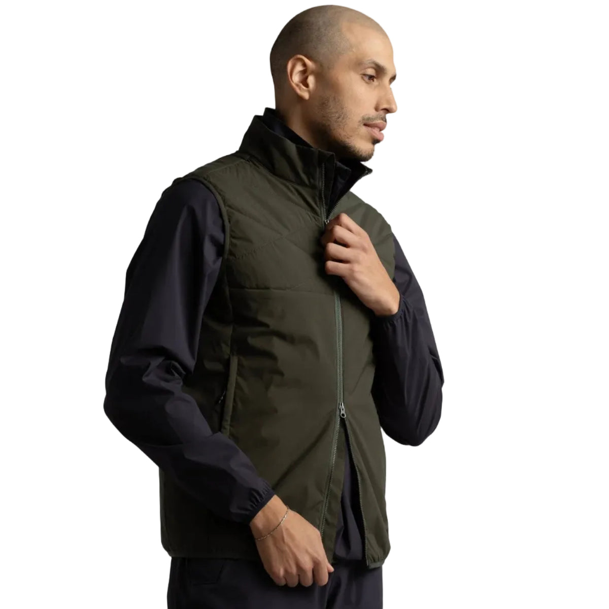 Cross Sportswear Doudoune sin mangas Creek Verde Caqui
