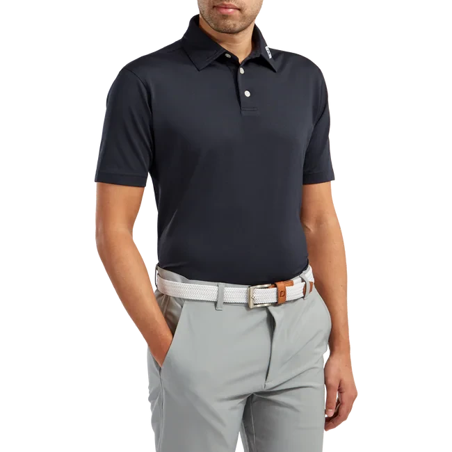 Footjoy Polo Stretch Piqué Bleu Marine