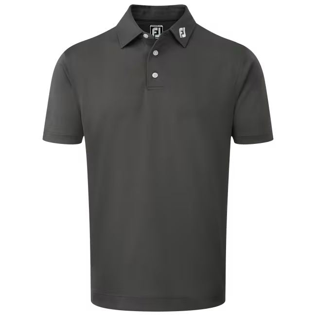 Footjoy polo Stretch Piqué Solid Gris Charbon