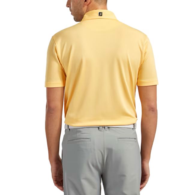 Footjoy polo Stretch Piqué Solid Jaune