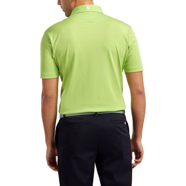 Footjoy polo Stretch Piqué Solid Verde limón (lime)