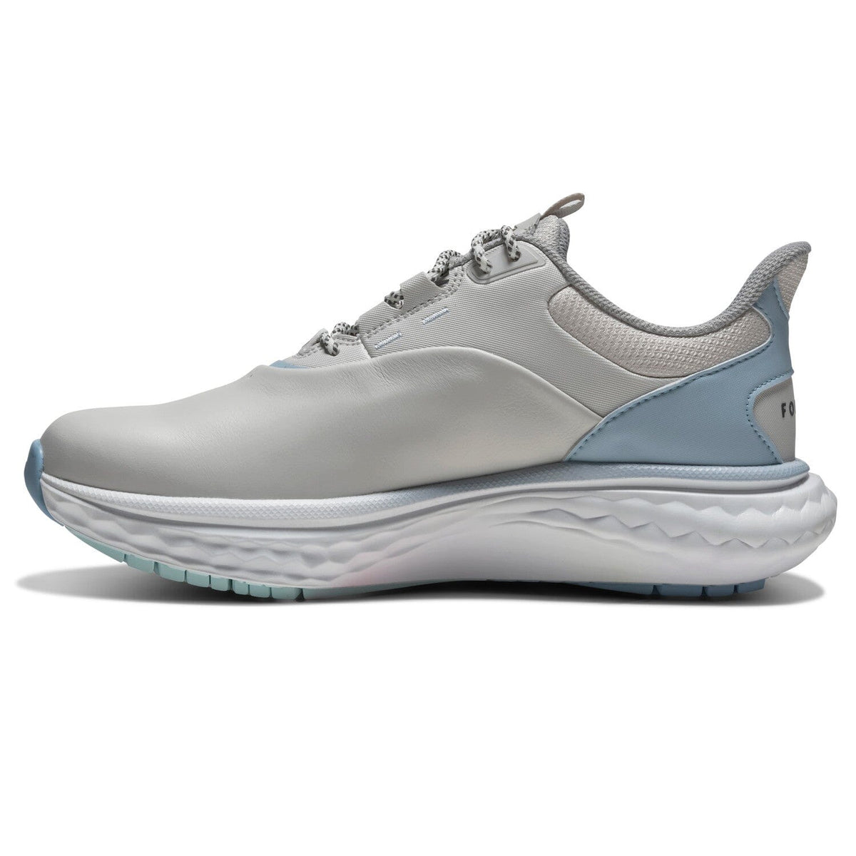 FootJoy Quantum Leather Femme Gris Blanc Bleu – Confort & Élégance