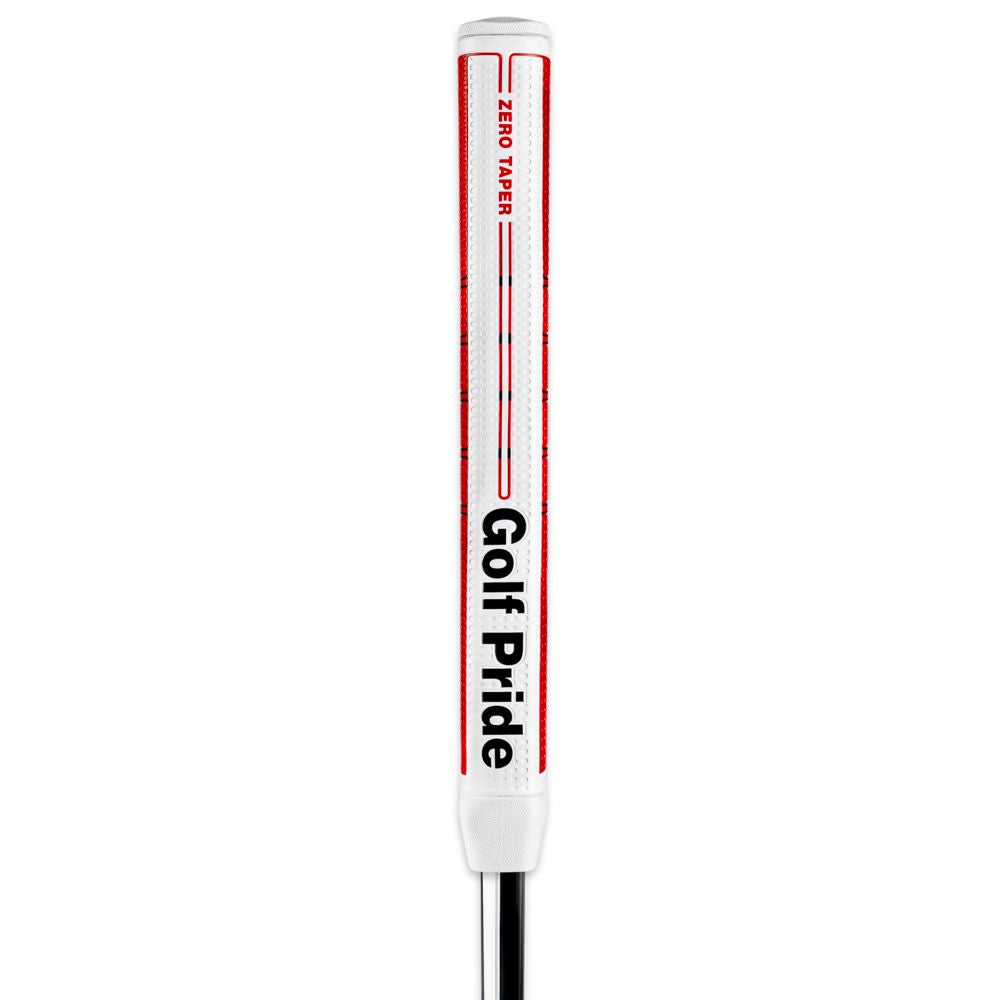 Golf Pride Grip putter Zero Taper Straight Blanco Rojo