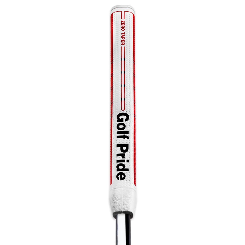 Golf Pride Grip putter Zero Taper Straight Blanco Rojo