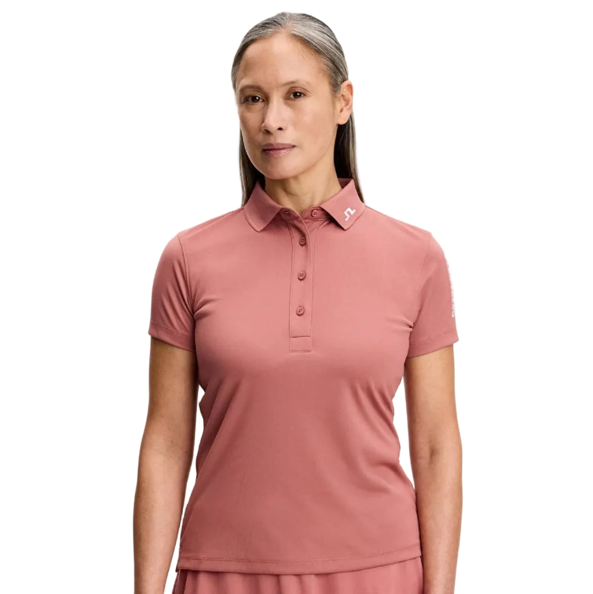 J.Lindeberg Polo Mujer Tour Tech Withered Rosa