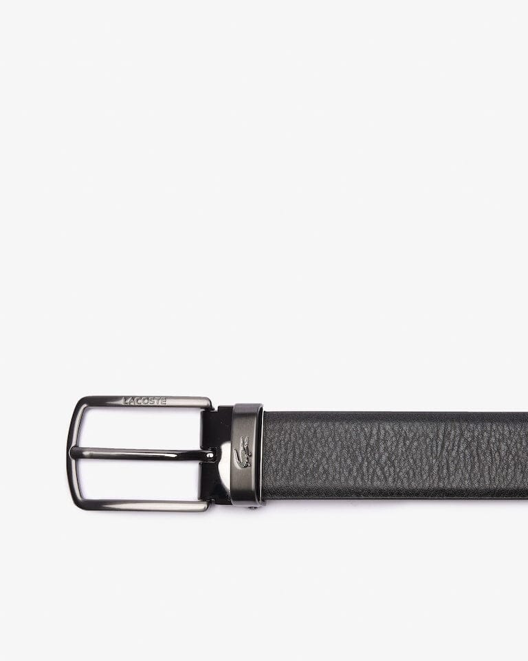 Lacoste ceinture réversible en cuir grainé