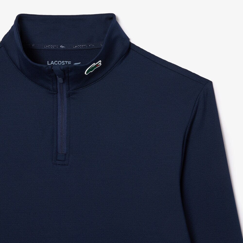 Lacoste Jersey Sudadera Golf Ultra Dry Stretch col con cremallera