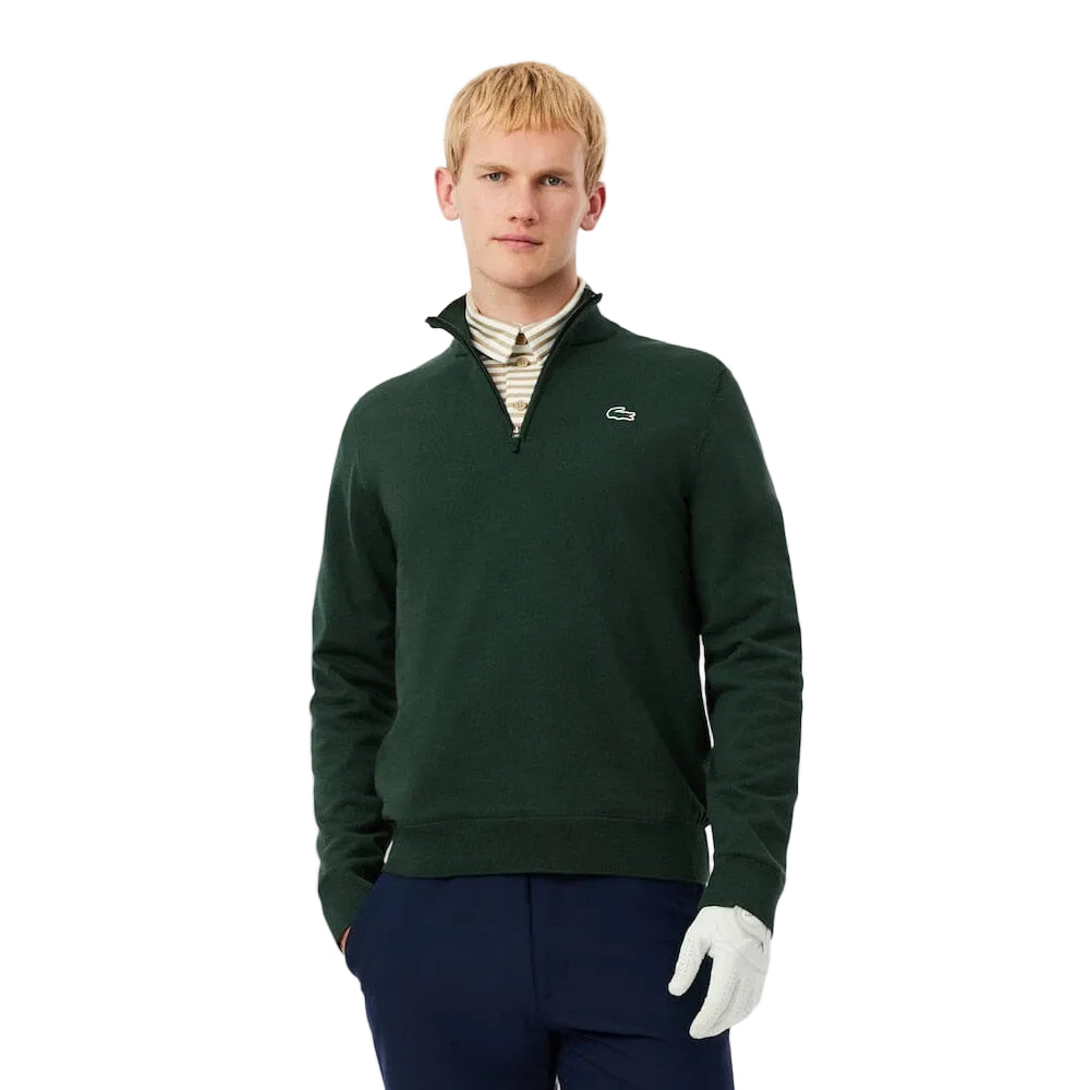 Lacoste jersey quart-zip Golf Cortavientos Verde Sinople