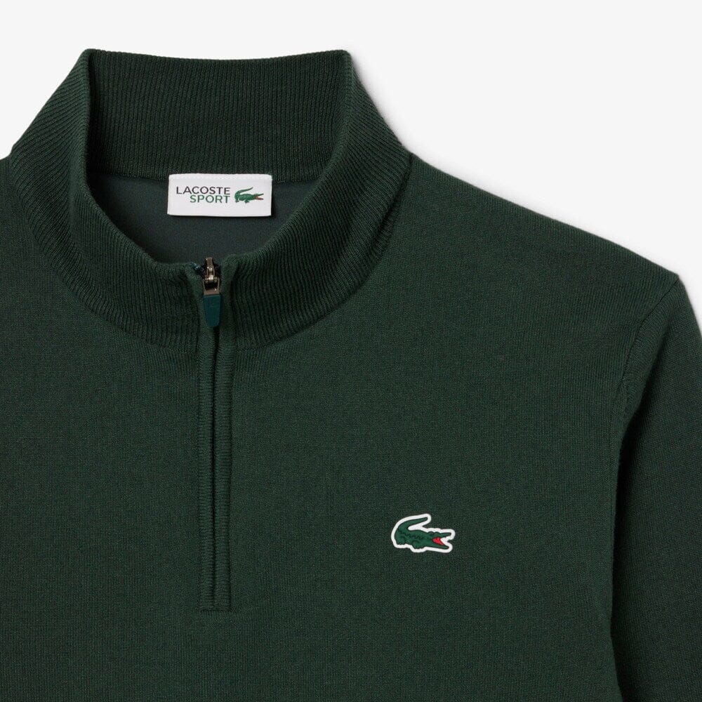 Lacoste jersey quart-zip Golf Cortavientos Verde Sinople