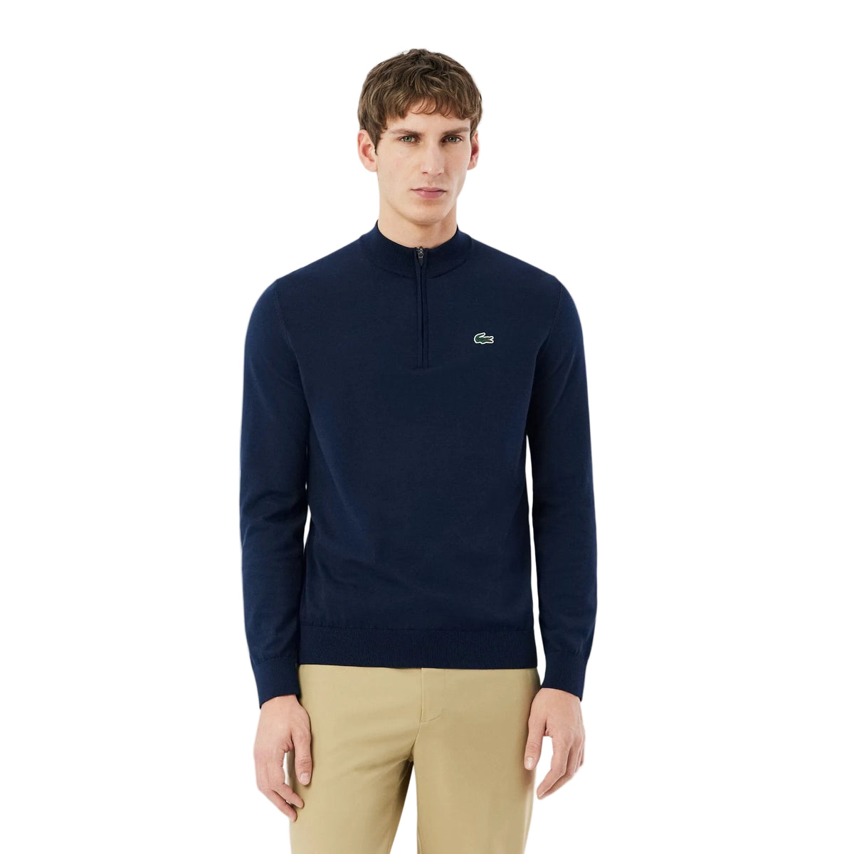 Lacoste Jersey Golf quart-zip termorregulador Azul Noche