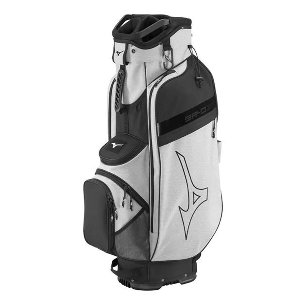 Mizuno BR-D3 Cart Bag Gris negro – Bolsa de Carro Espacioso & Ligero