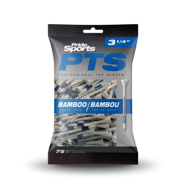 PrideSports Sachet de 75 Tees en bamboo PTS 83mm