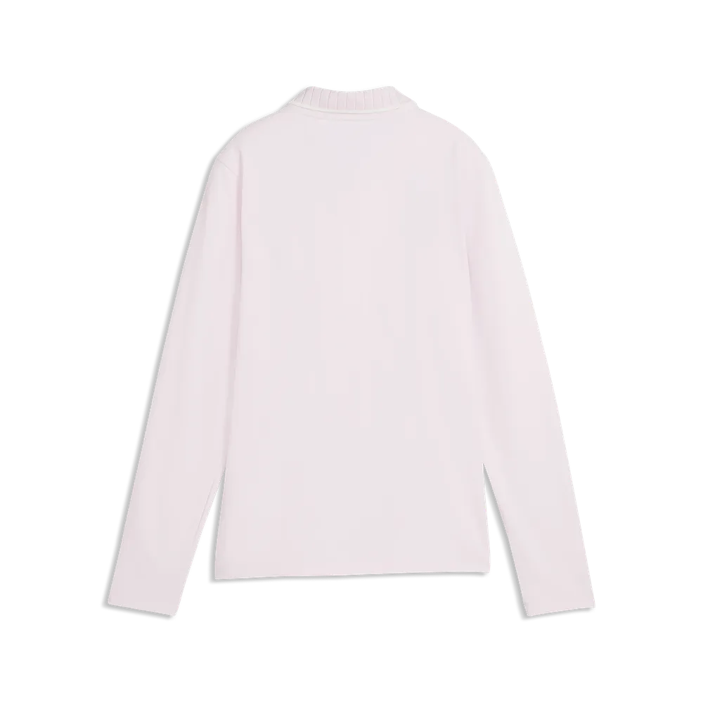 Puma Golf Polo Mujer CLOUDSPUN Bridges Manga Larga Rosa Poudre - GolfCenter.fr