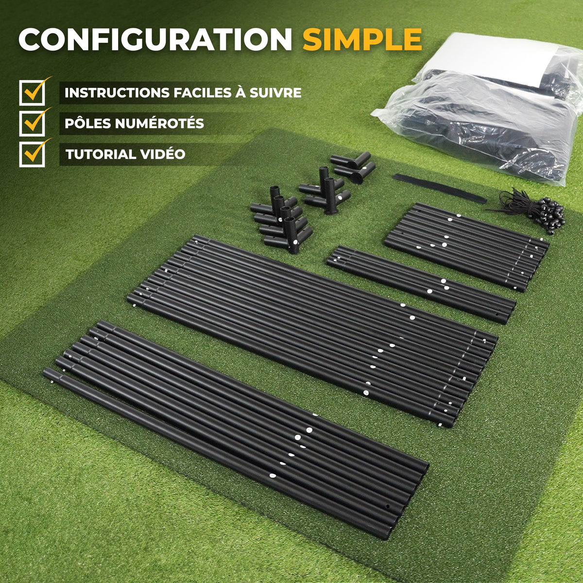 SimSpace Cage para simulateur de golf