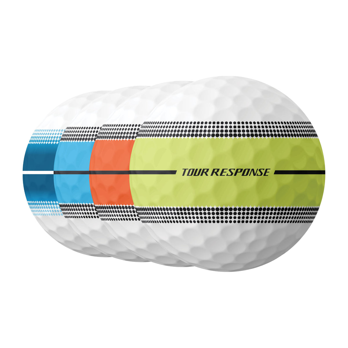 TaylorMade Bolas Tour Response STRIPE MUTLI 2025 (Caja de 12)