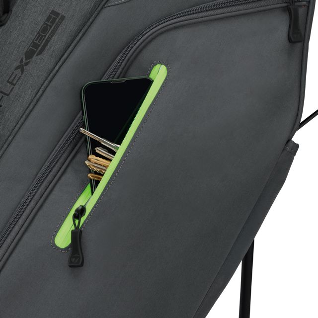 TaylorMade bolsa de trípode FlexTech Crossover Gris Verde Neón