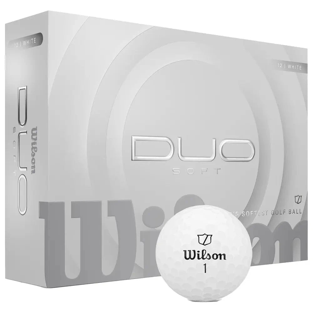Wilson Bolas 2025 Nueva Duo Soft Blanca (caja de 12)