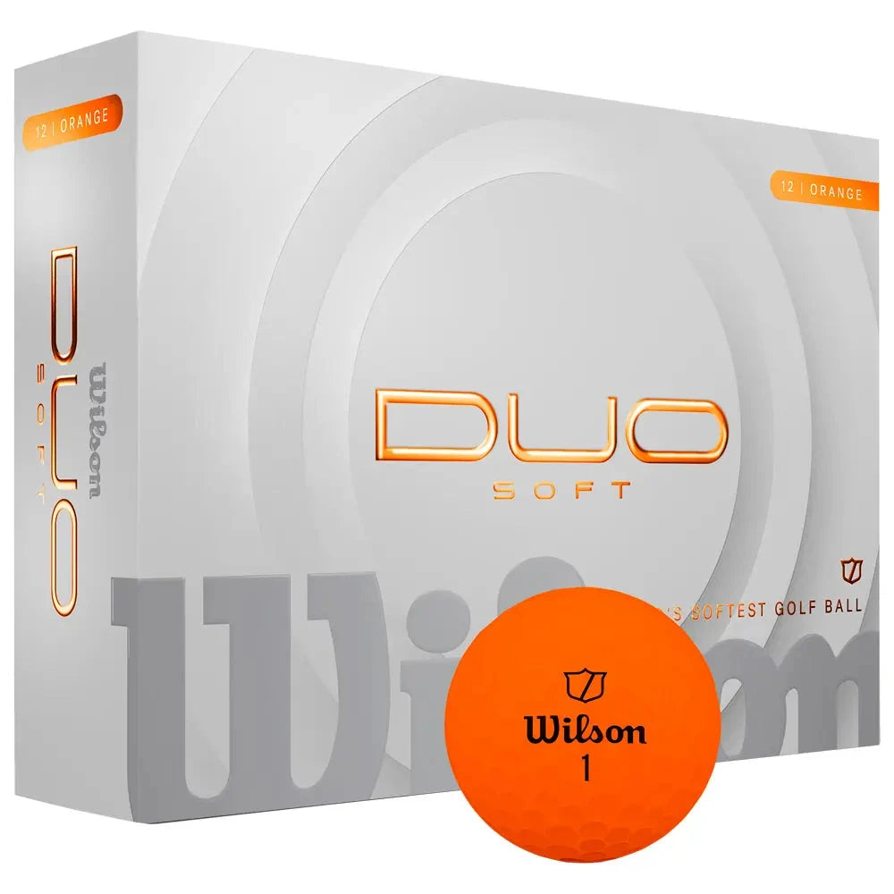 Wilson Bolas 2025 Nueva Duo Soft Naranja (caja de 12)