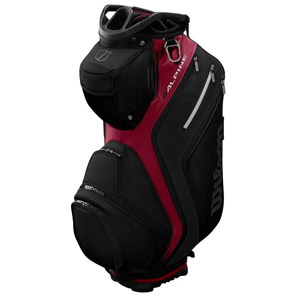 Wilson Staff Bolsa carro Alpine Negra Roja