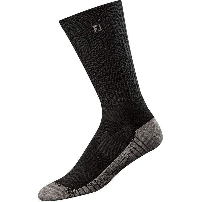 FOOTJOY Calcetines TechSof Tour Crew Black (Pack de 3 pares)