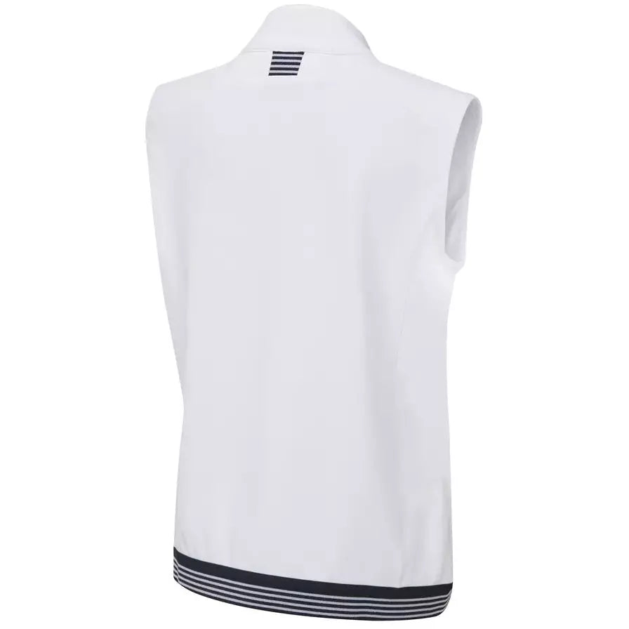 Ping 2023 Chaleco Dot Mujer Sin mangas Marino Blanco