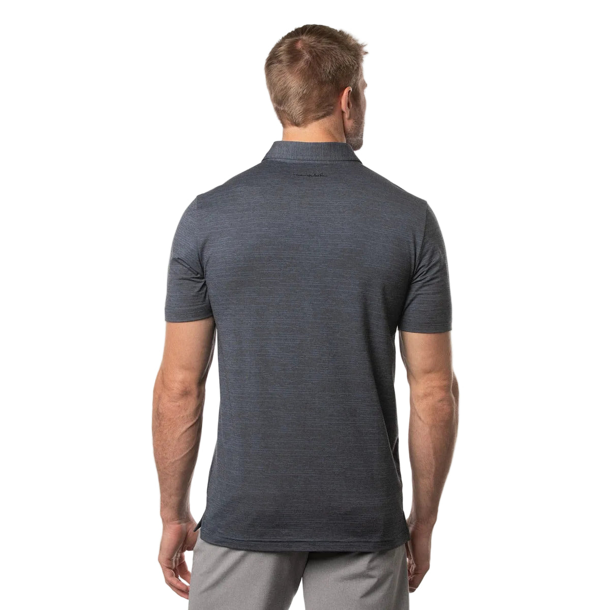 Travis Mathew polo Heater Vintage Indigo Black