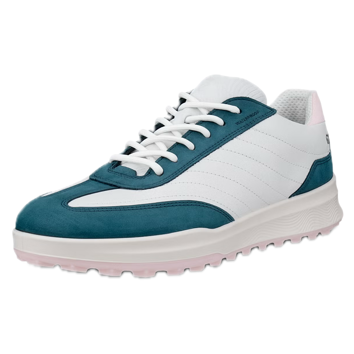 ECCO Zapatos de golf Mujer Street Vibe Blanco / Azul oscura / Lila pálido - GolfCenter.fr