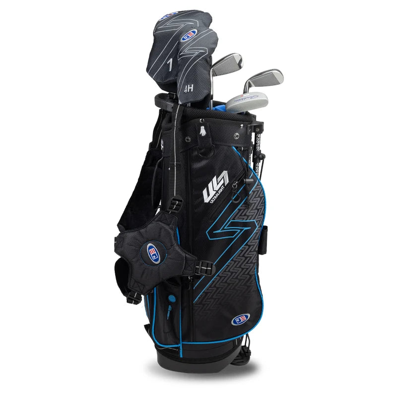 U.S. Kids Golf Pack 5 palos UL7-48 (122-130 cm) Negro / Turquoise - GolfCenter.fr