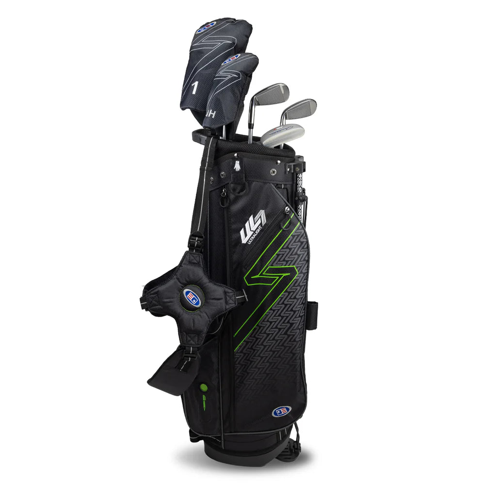U.S. Kids Golf Pack 5 palos UL7-57 (145-152 cm) Negro / Verde - GolfCenter.fr
