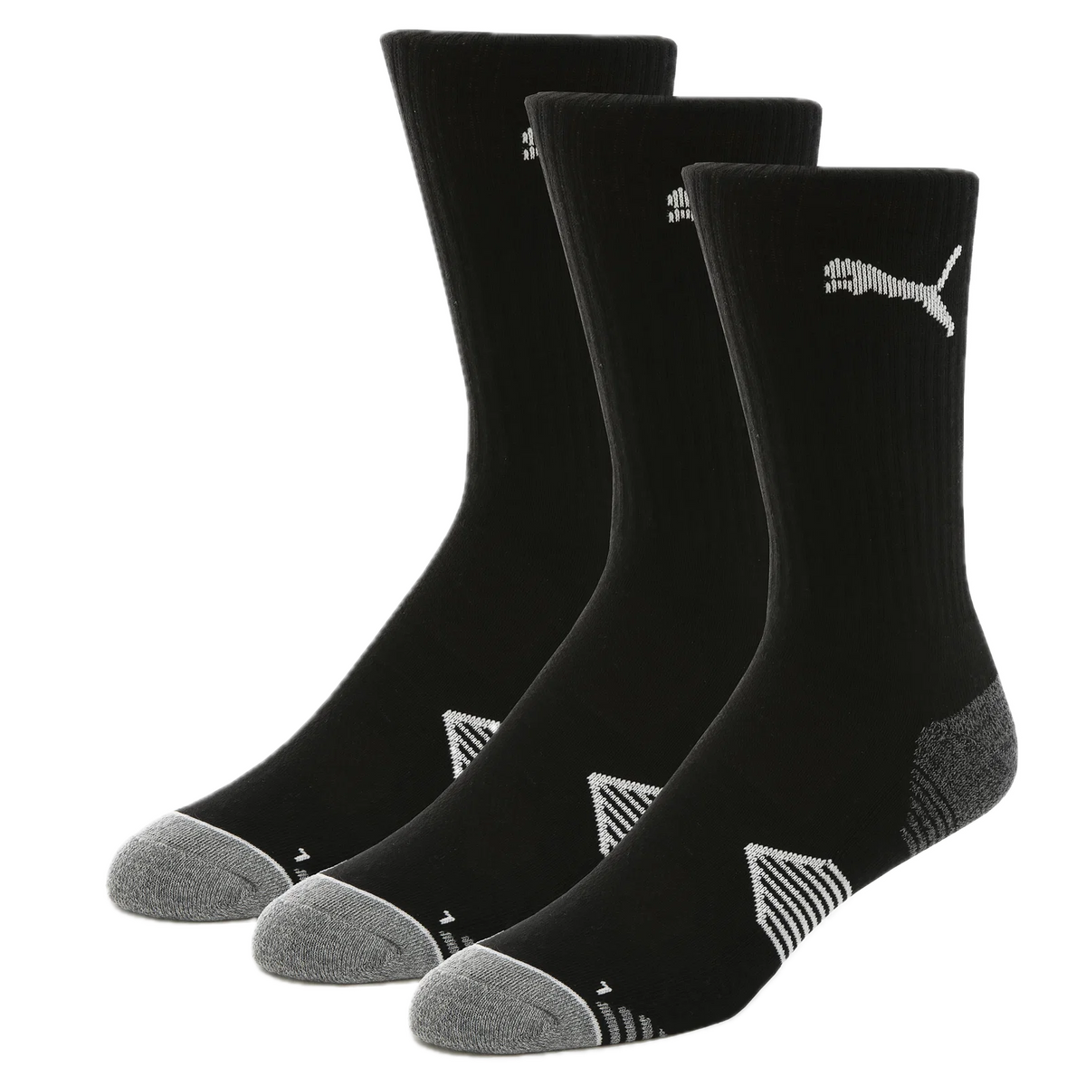 Puma Calcetines Essential Crew Cut Lote de 3 Negras - GolfCenter.fr