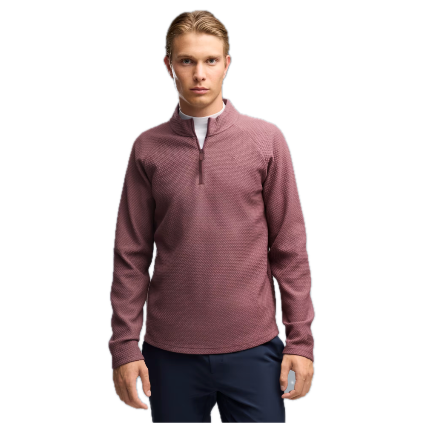 Puma Golf Jersey 1/4 Zip Boulder 2.0 Marrón Cacao - GolfCenter.fr