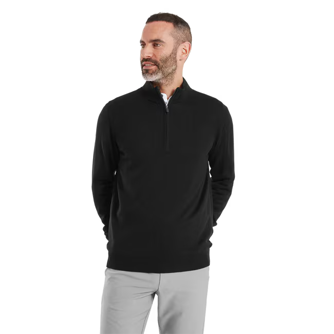 FootJoy Pullover drirelease 1/4 Zip Noir