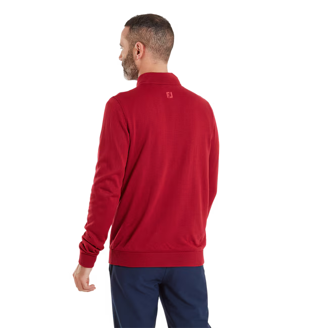 FootJoy Pullover drirelease 1/4 Zip Rouge