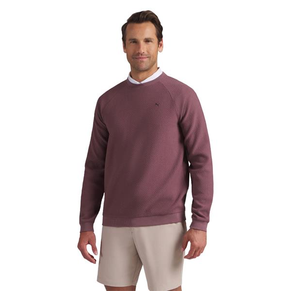 PUMA Sudadera Boulder 2.0 Col Rond Marrón Cacao - GolfCenter.fr