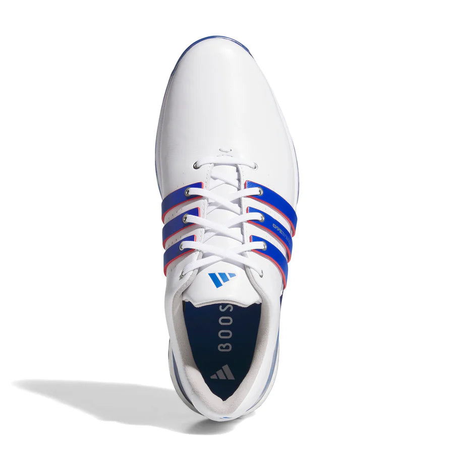 Adidas Chaussures Tour360 24 Blanc / Bleu - GolfCenter.fr