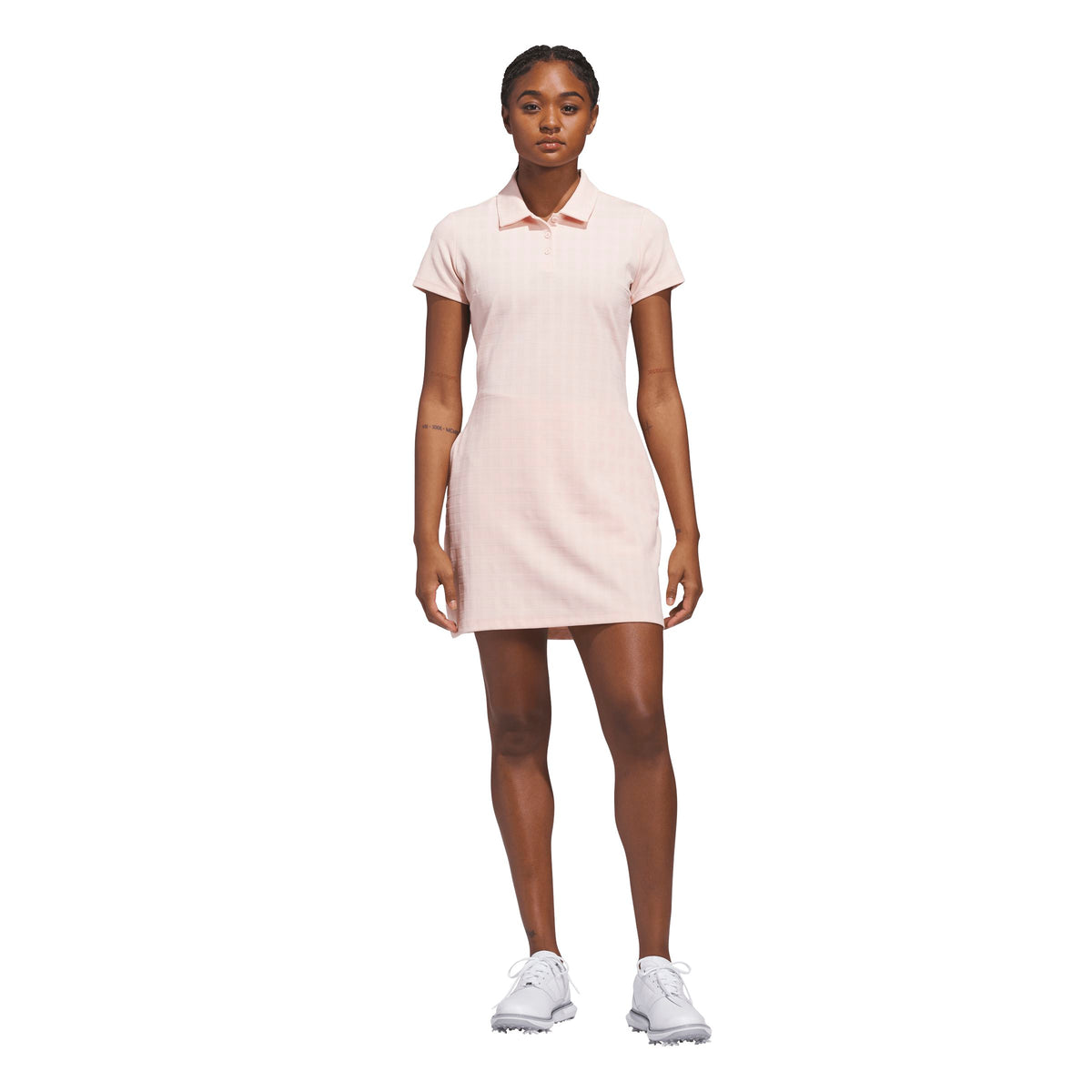 Adidas Vestido Jacquard Ultimate365 Rosa
