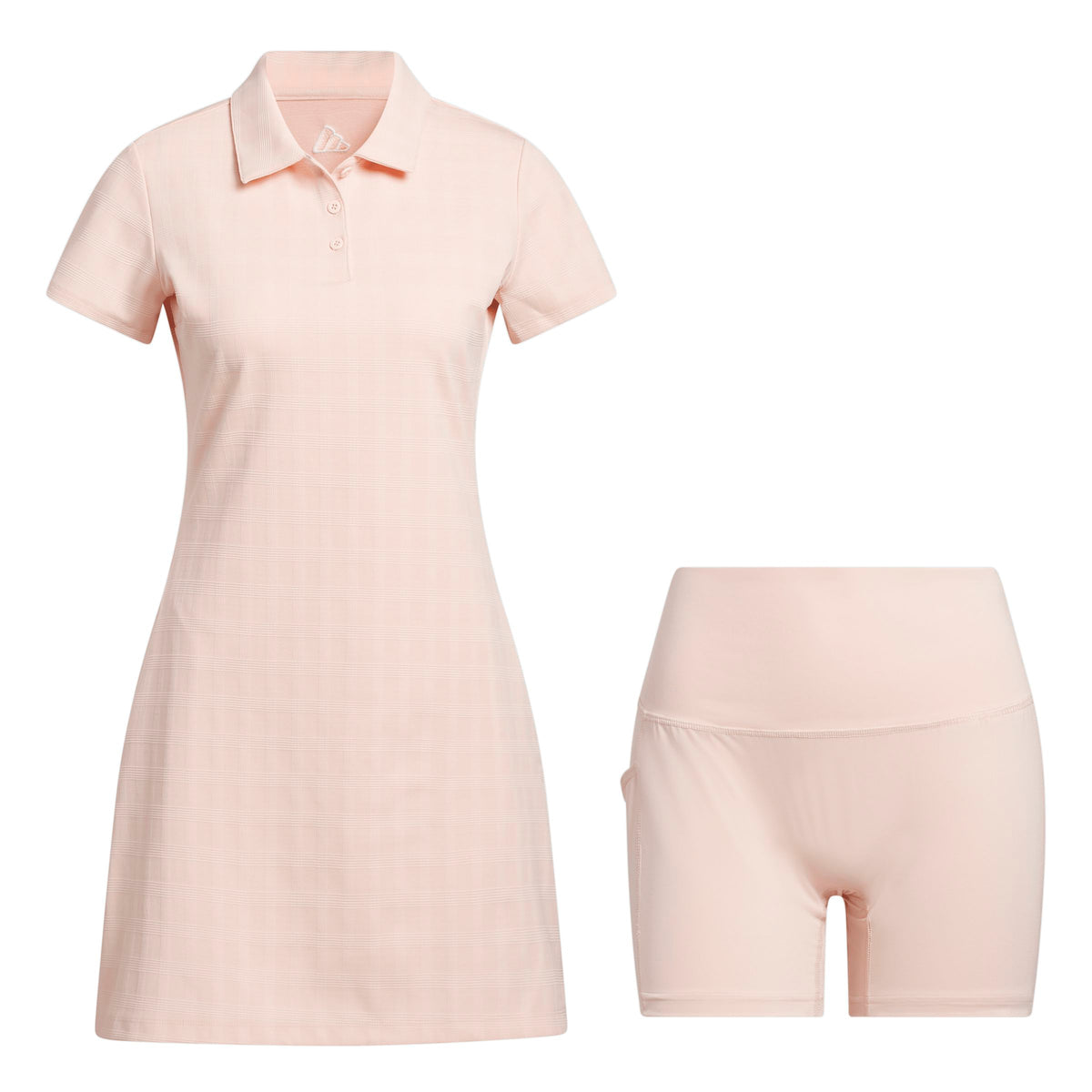 Adidas Vestido Jacquard Ultimate365 Rosa