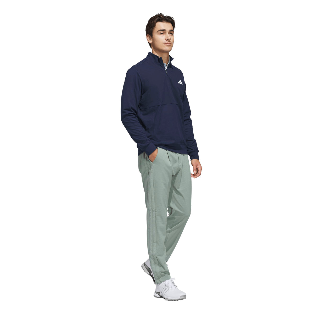 Adidas Sweat-shirt de golf Bleu Marine