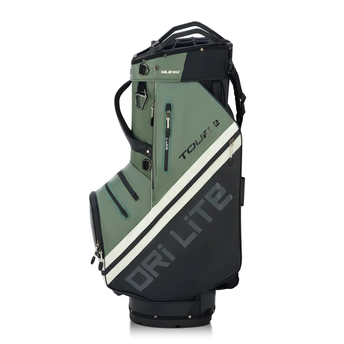 Big Max Bolsa de Carro Dri Lite Tour 2 Black Olive Off White
