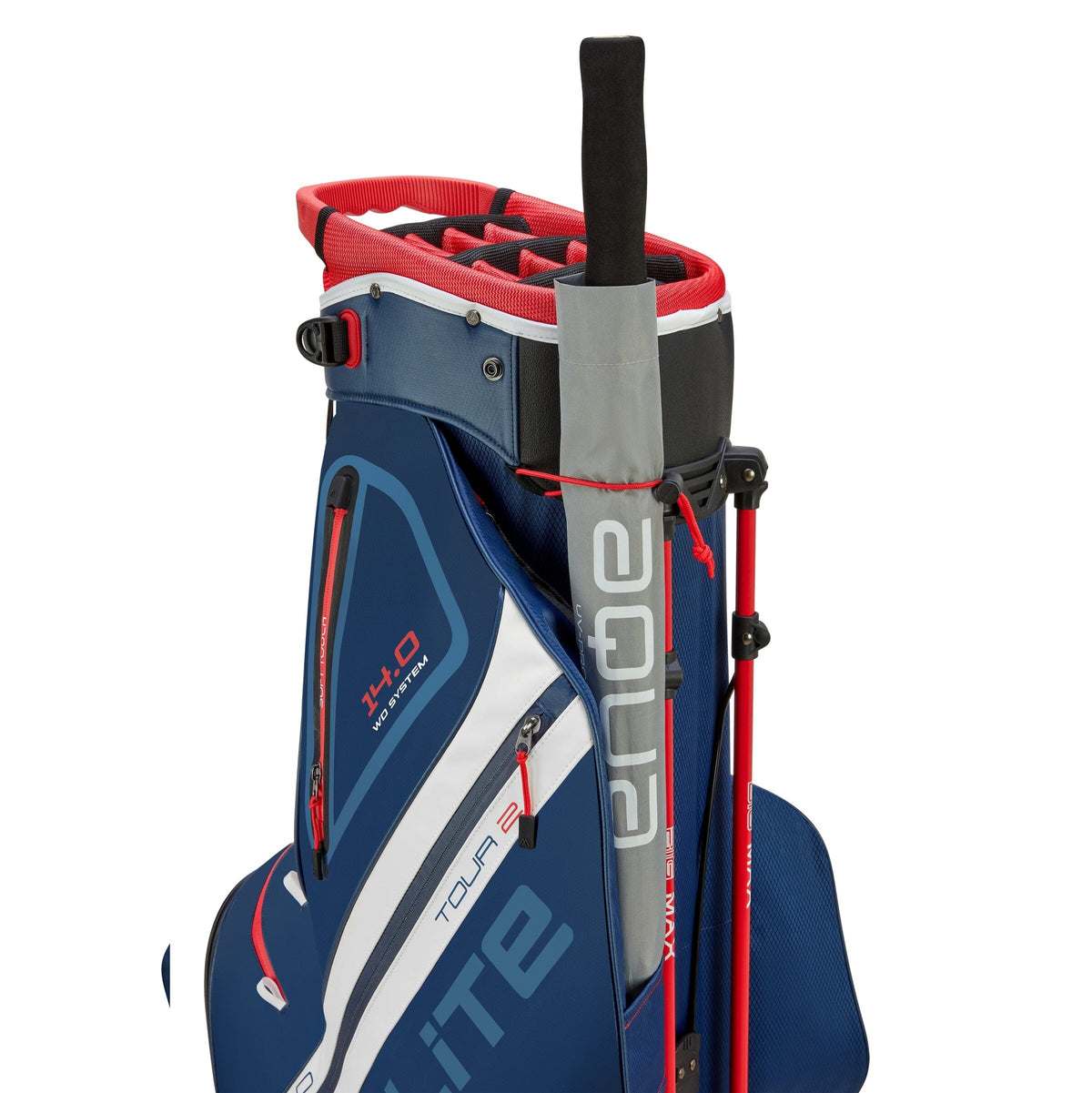 Big Max bolsa de trípode Dri Lite Hybrid Tour 2 Azul Blanco Rojo
