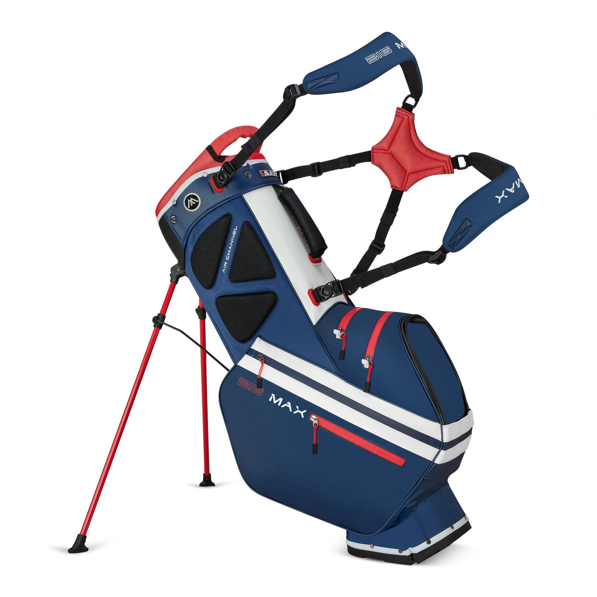 Big Max bolsa de trípode Dri Lite Hybrid Tour 2 Azul Blanco Rojo